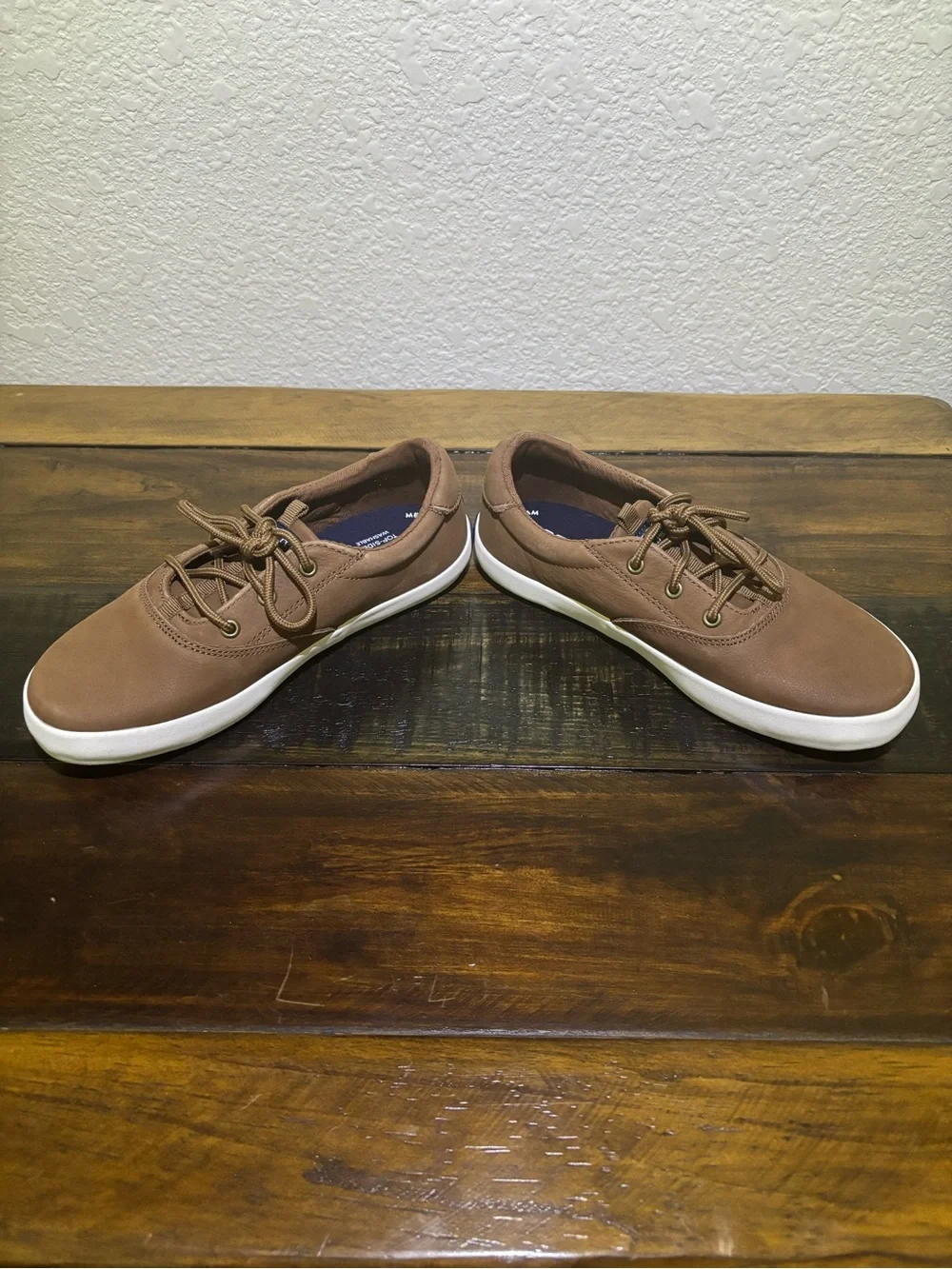✨NEW Little Kids Sperry Spinnaker Washable Tan Lace-Up Dress Sneakers- Size 1M✨
